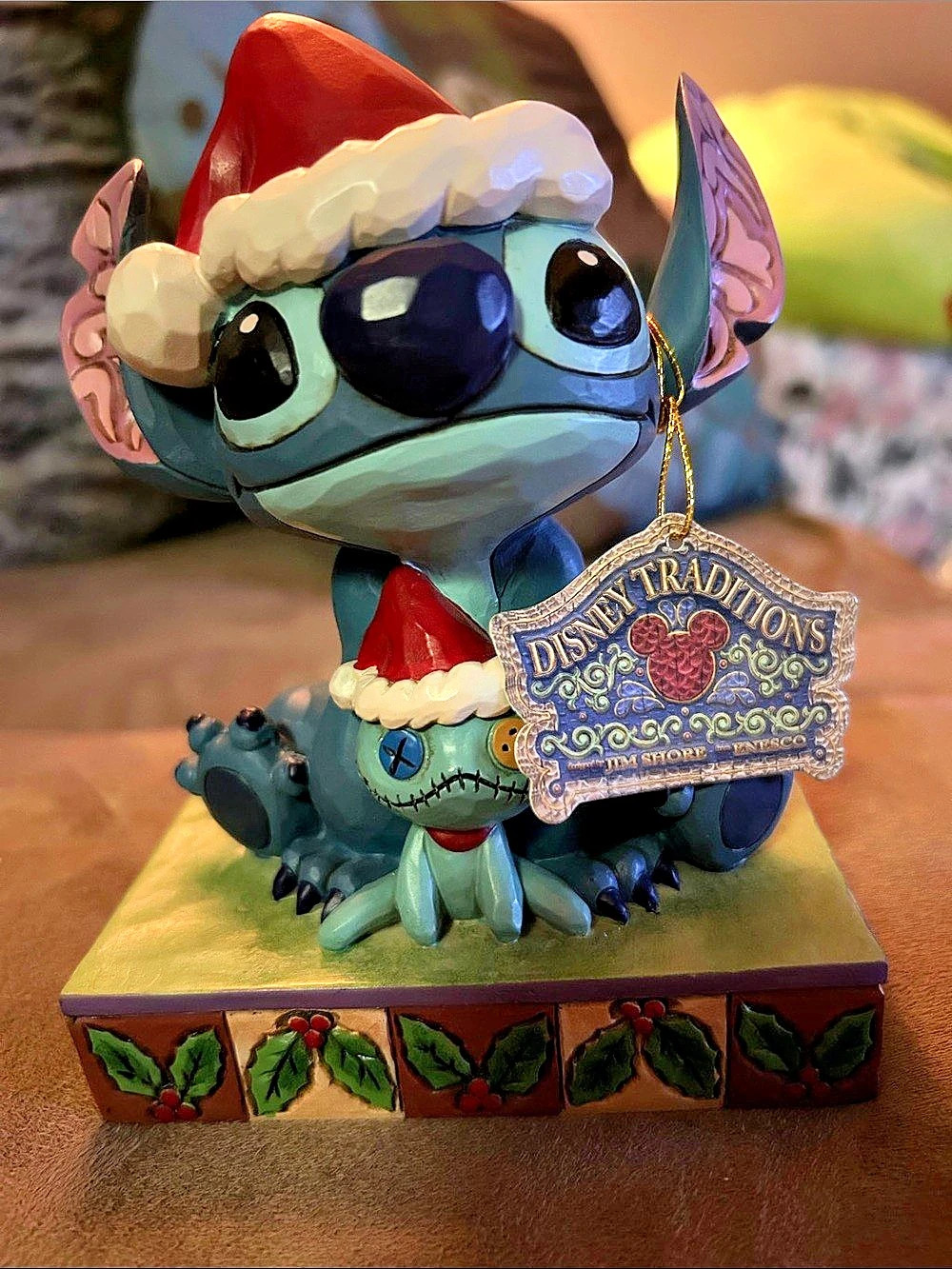 Jim Shore Disney Traditions Stitch Santa Like New